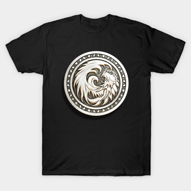 Phoenix Coin silver T-Shirt by chriskar